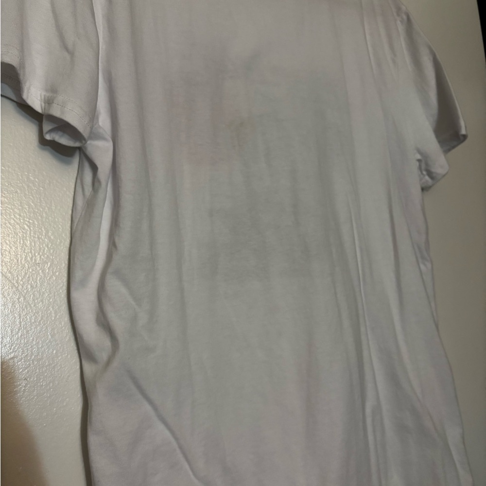 White Graphic T-Shirt NWOT - Picture 2 of 2